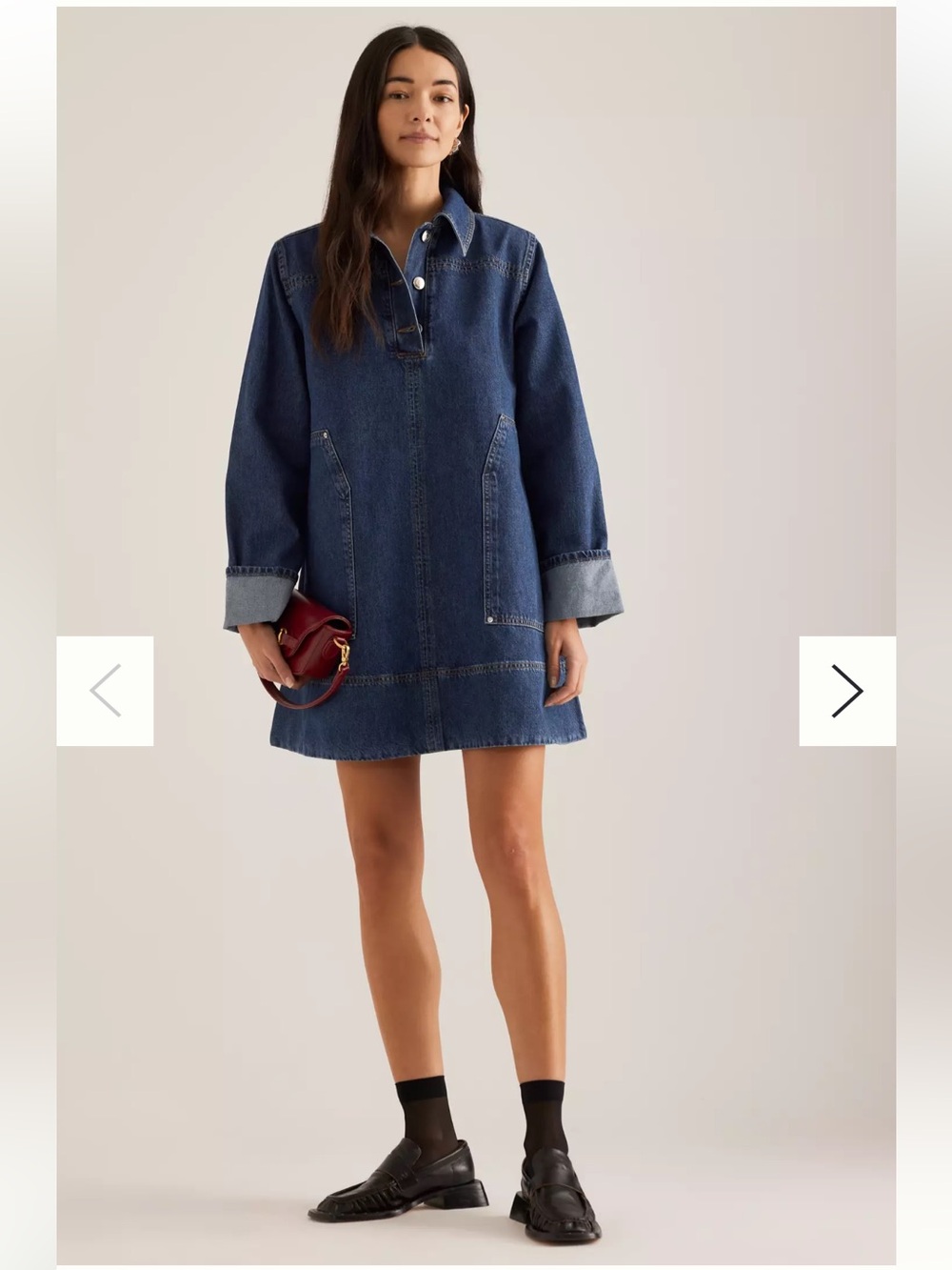 NWT Anthropologie size 4 Denim Shirt Dress